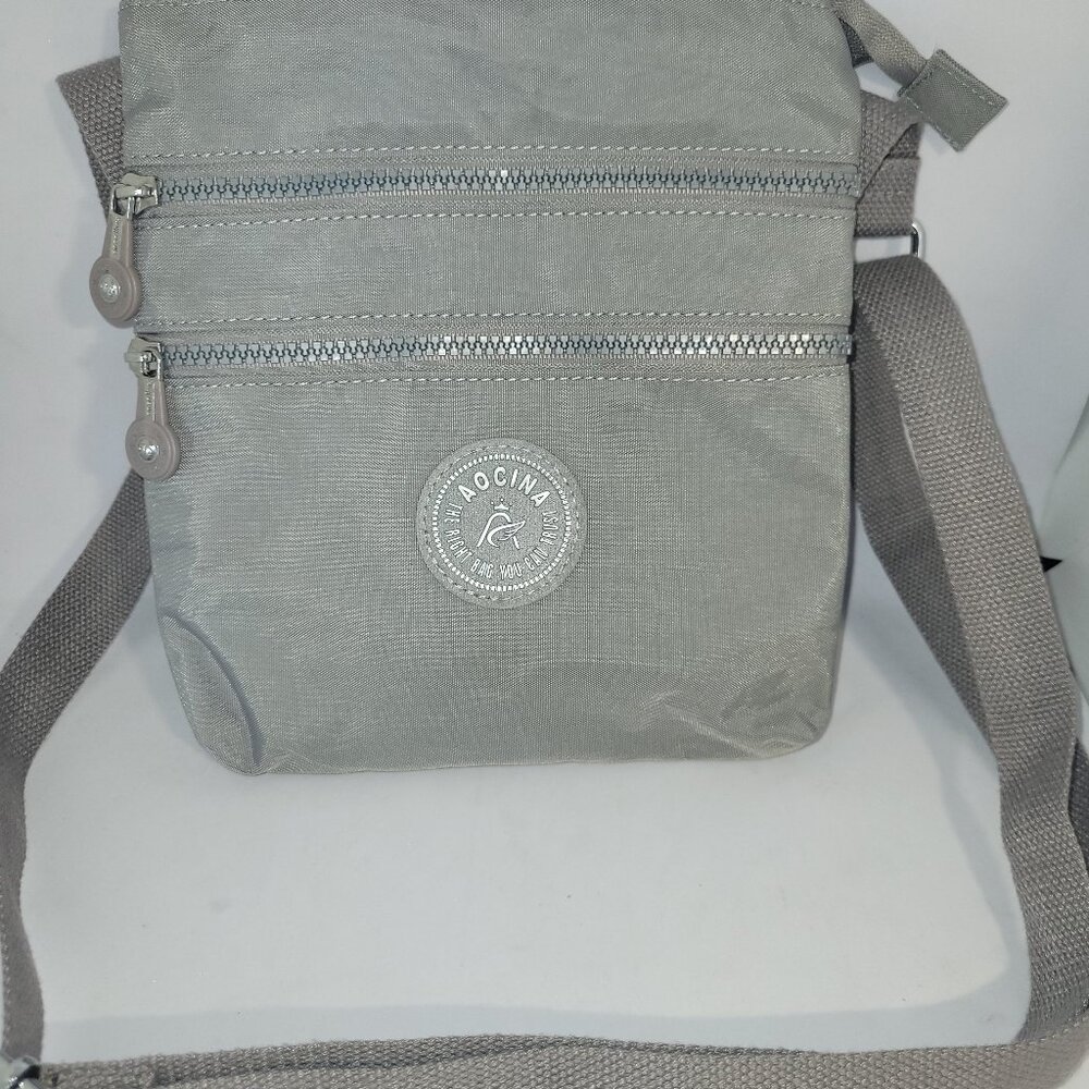 Aocina Crossbody Bag Gray * Purse * Shoulder Bag * Utility Bag * Travel